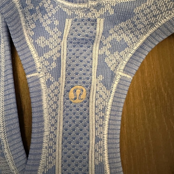 Lululemon Swiftly Tech Racerback Heathered Sapphire Blue - Picture 5 of 6